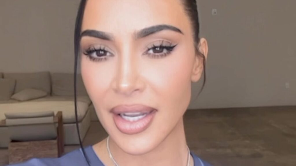 Kim Kardashian close up