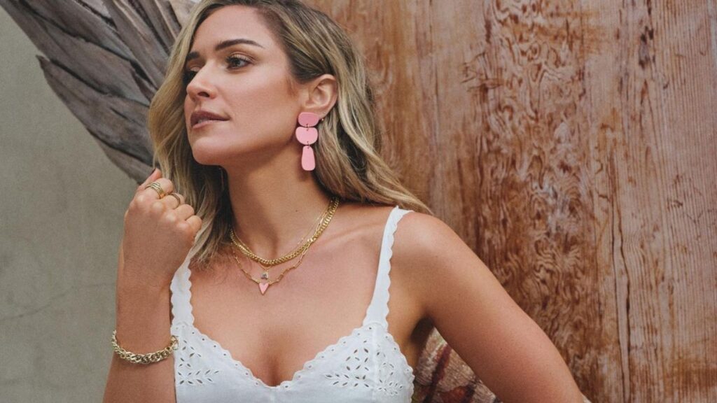 Kristin Cavallari models jewelry for Uncommon James