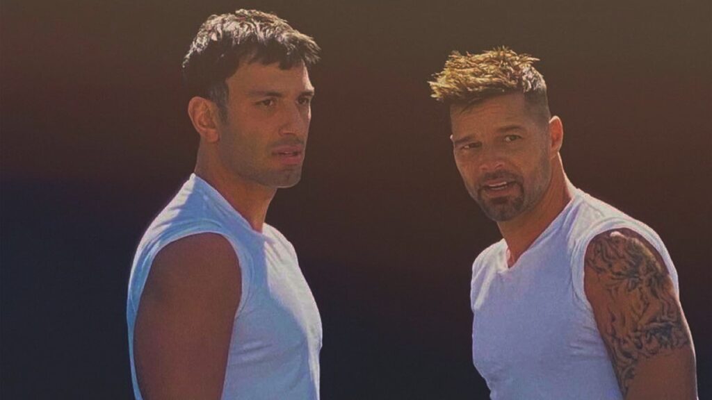 Jwan Yosef and husband Ricky Martin