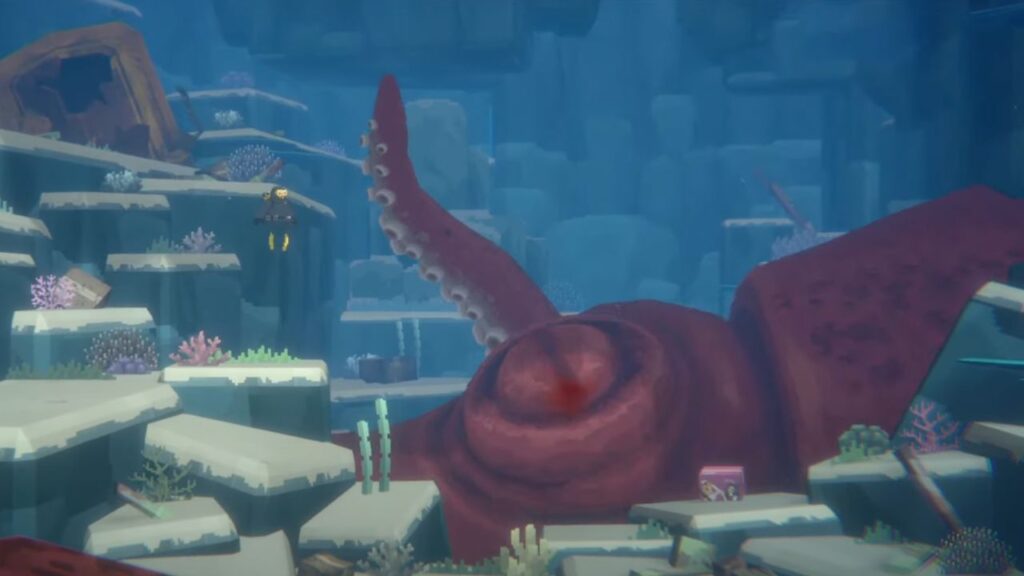 Giant Squid in Dave The Diver