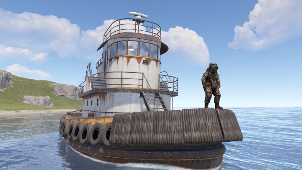 rust tugboat