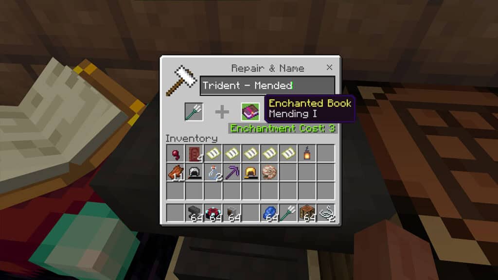 How To Repair a Trident in Minecraft Without Sacrificing Another Trident