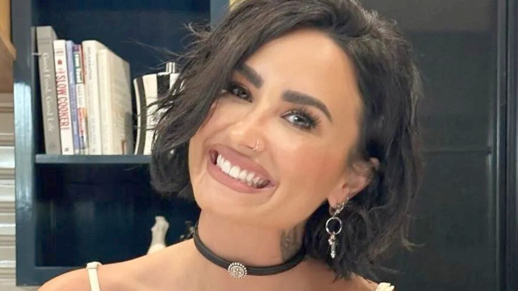 Demi Lovato smiling