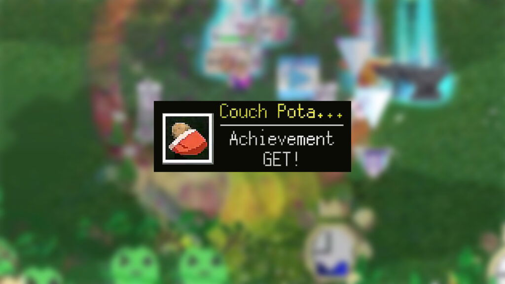 Holocure: How To Get the Couch Potato Achievement