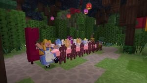 Minecraft Disney Worlds of Adventure Crossover DLC - Alice in Wonderland