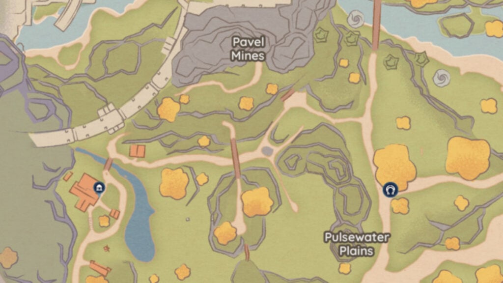 A map of Briar Daisy locations in Palia