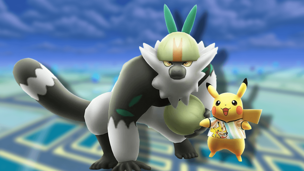 Passimian in Pokemon Go and Pikachu Championship Skin in Pokemon Go