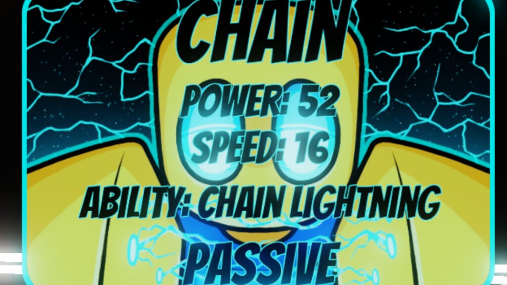 The Chain Glove's stat block