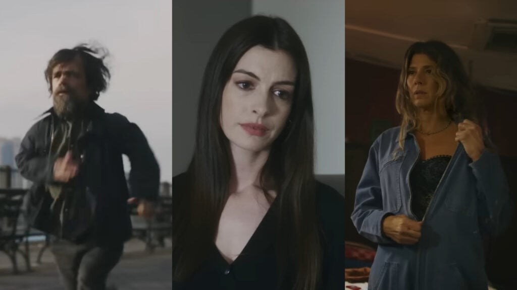 Peter Dinklage, Anne Hathaway, and Marisa Tomei all star in the newest trailer for "She Came to Me"