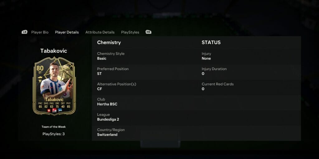 FC 24 Ultimate Team Chemistry