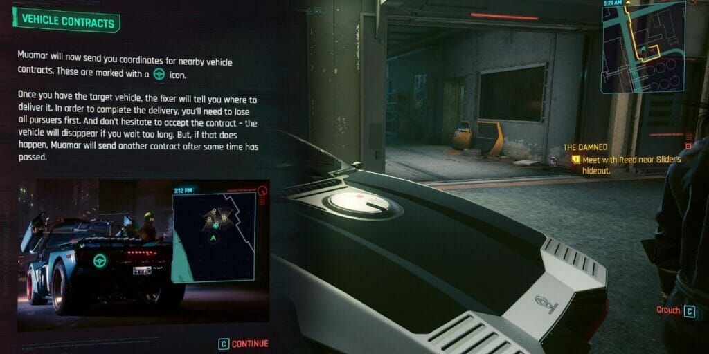 Cyberpunk 2077 Vehicle Contracts' Tutorial