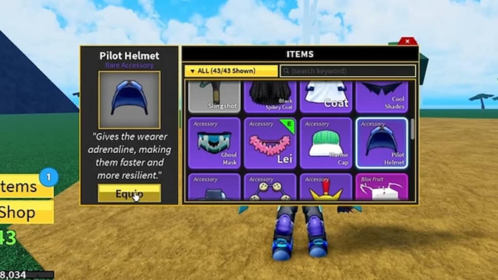 How To Get Pilot Helmet in Blox Fruits