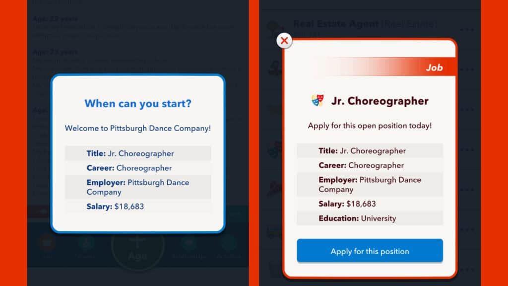 How to Become a Choreographer in BitLife