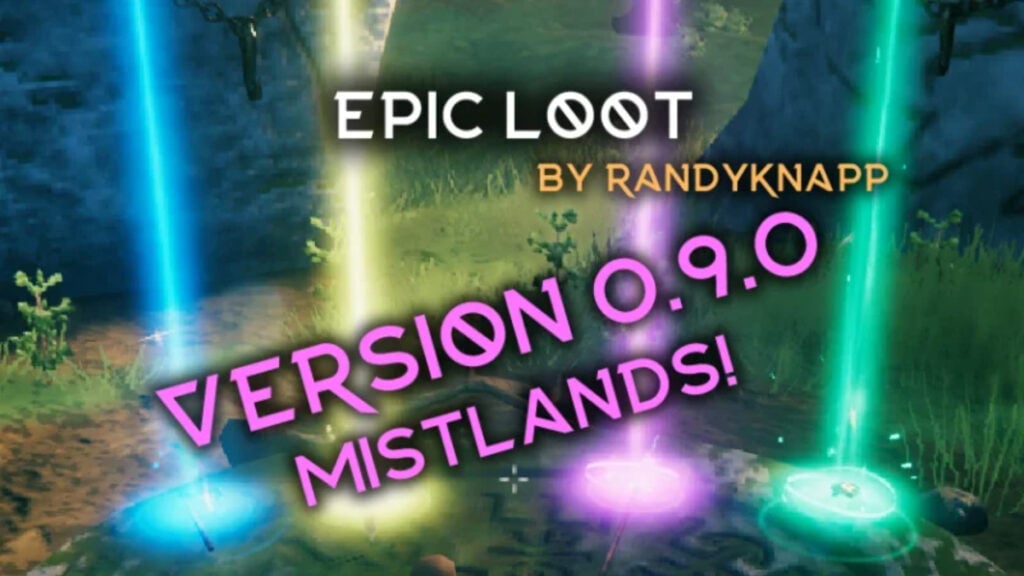 Multi-colored loot in the Epic Loot mod