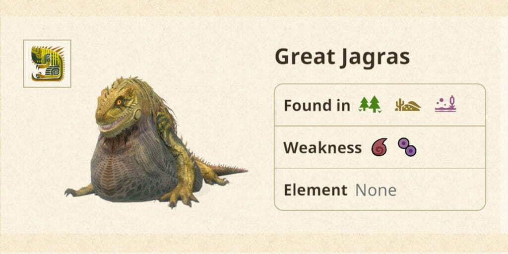 Great Jagras Drop Rates in Monster Hunter Now