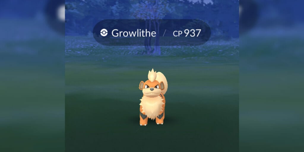 growlithe encounter pokemon go