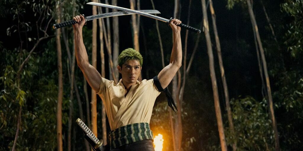 A shot of Zoro from Netflix One Piece season one