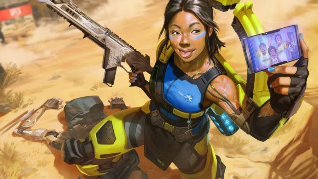 Apex legends new legend conduit taking selfie