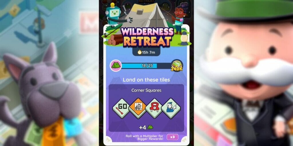 All Wilderness Retreat Event Rewards In Monopoly Go Listed