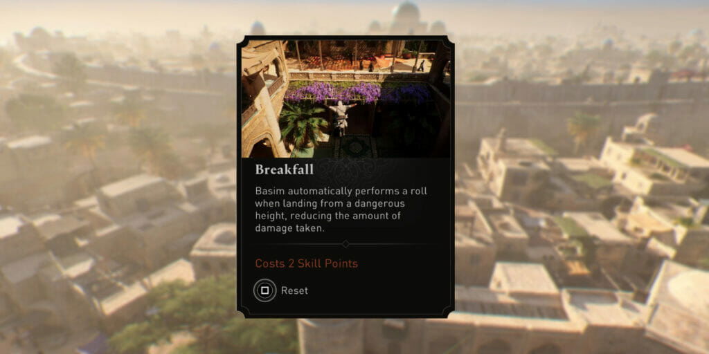 Breakfall Skill