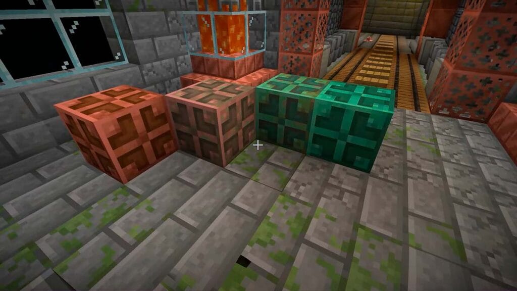 all copper bulb types in minecraft