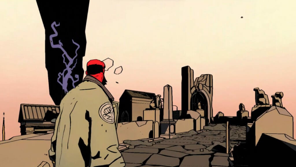 Hellboy journeys through the first realm in Hellboy: Web of Wyrd by Upstream Arcade