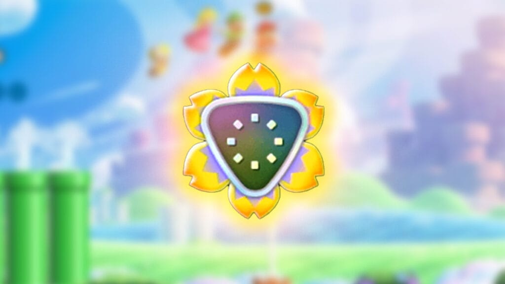 Super Mario Wonder Invisibility Badge.