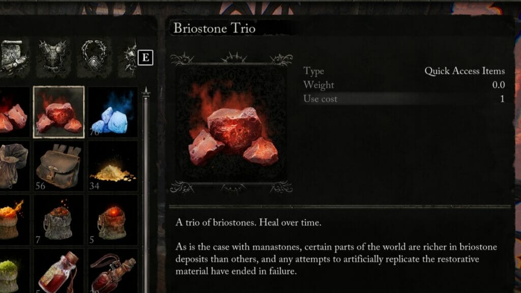 Briostone Trio in Hexworks's new Soulslike