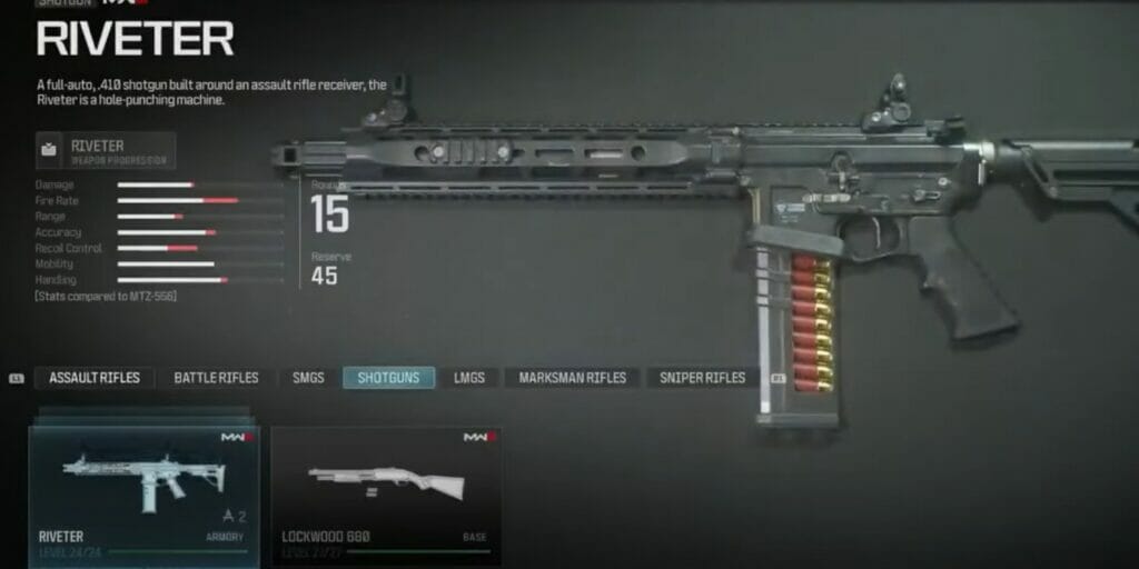 MW3 Shotguns