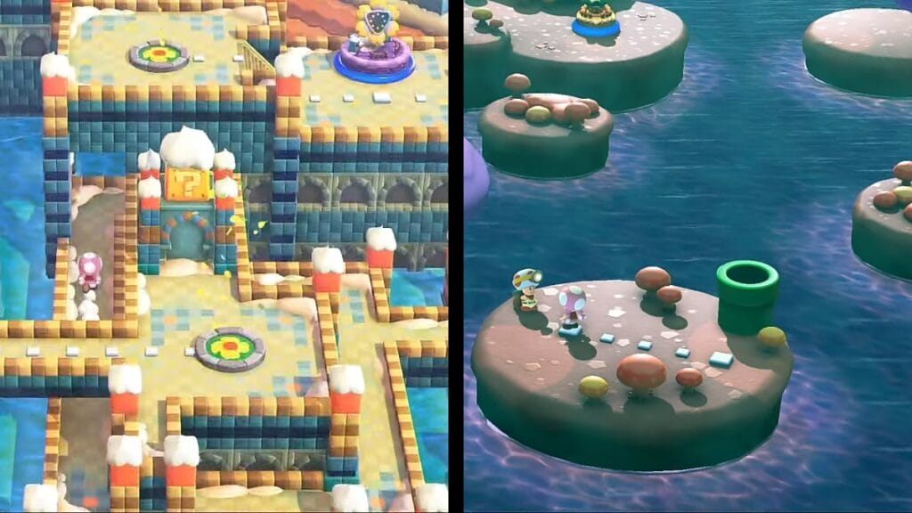 Mario Bros. Wonder Captain Toad Castle