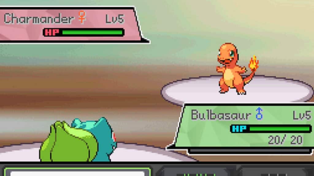 pokemon charmander battle