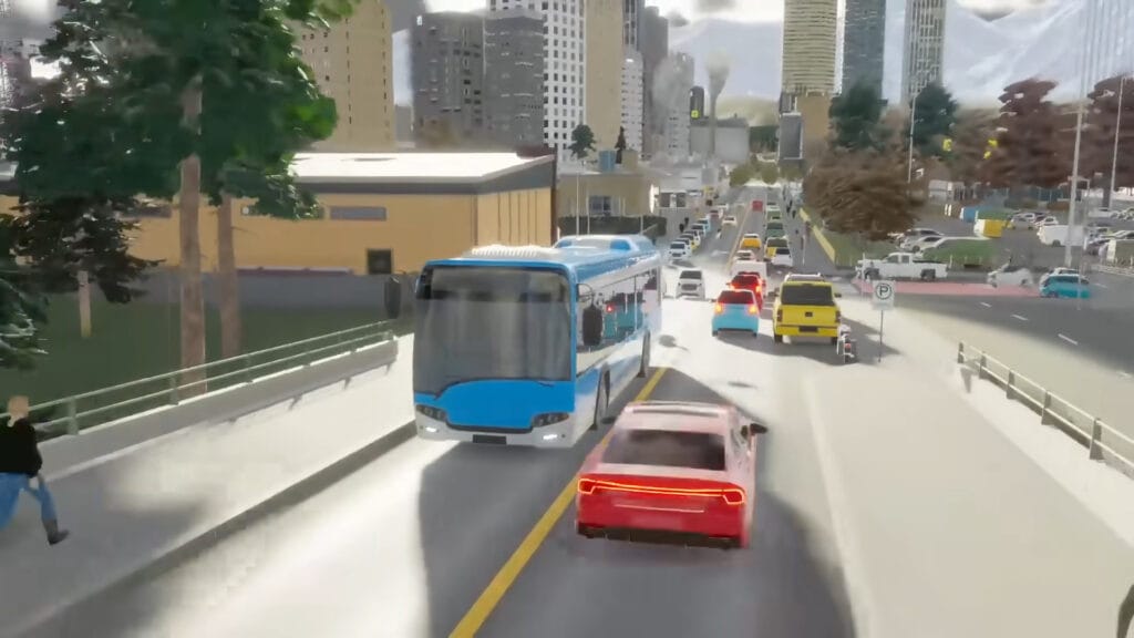 Bus Public Transit Cities: Skylines 2 