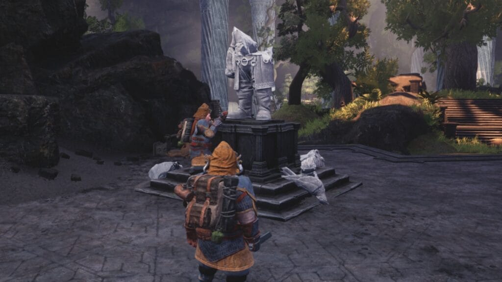 Return to Moria Restore Statues