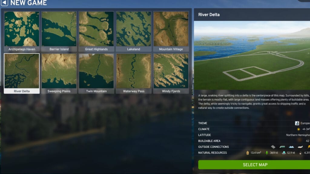 Cities Skylines 2 River Delta