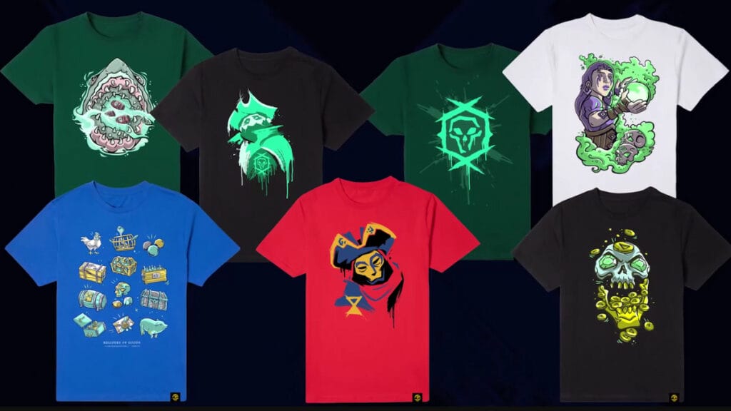 sea of thieves merch