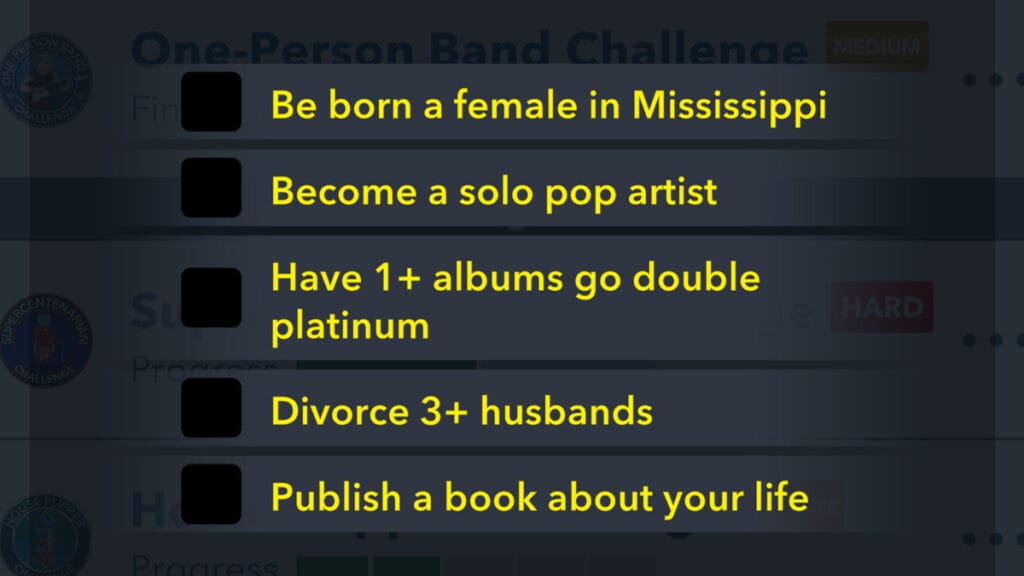 BitLife She's So Lucky Challenge Tasks