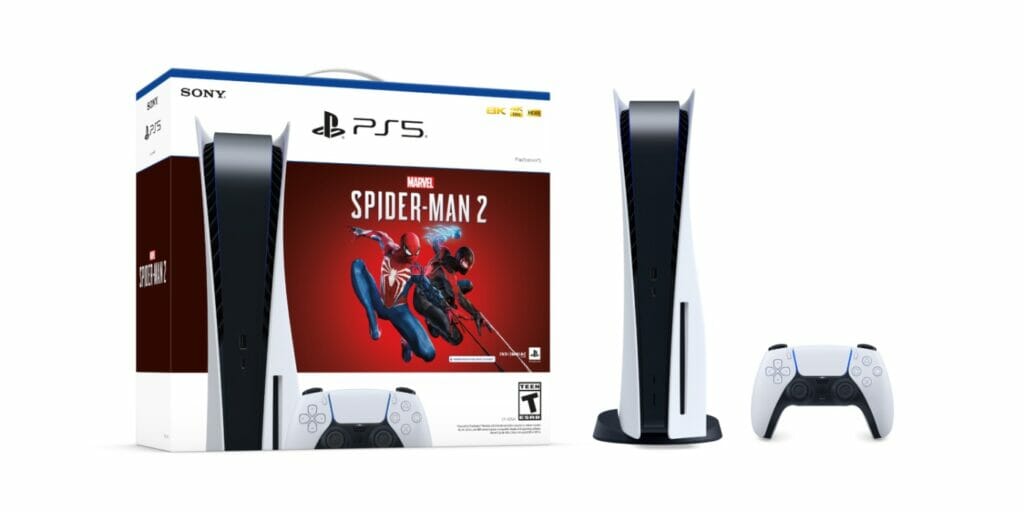 A look at the Spider-Man 2 PS5 console bundle