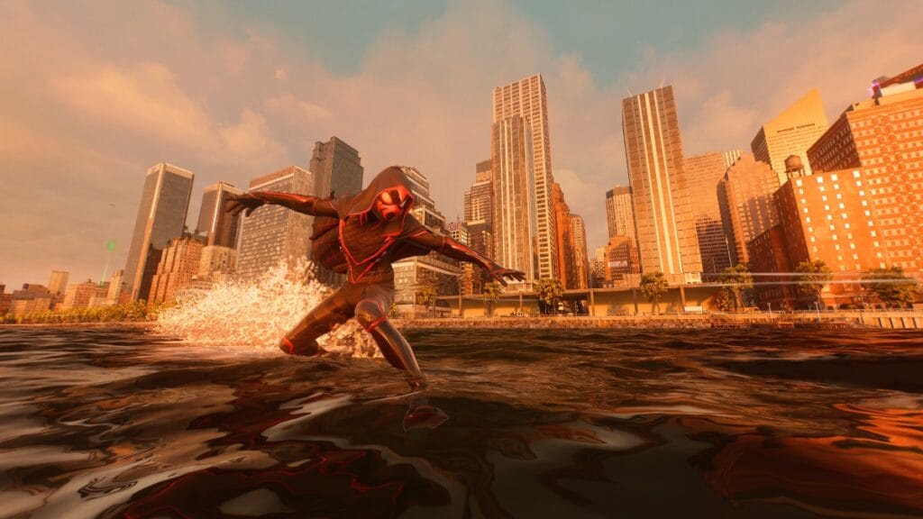 Spider-Man 2 Tiny Details Surfing