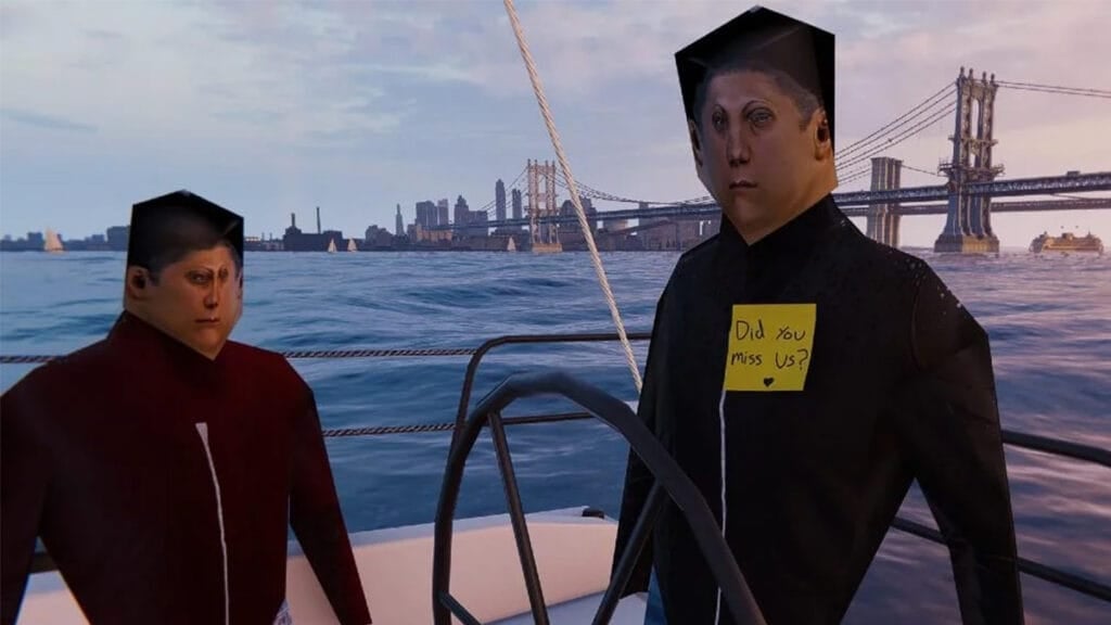 Spider-Man 2's boat people are hilarious.