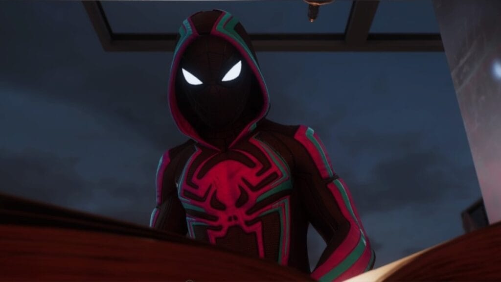 Nadji Jeter as Miles Morales in his suit