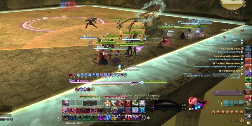 FFXIV 6.5 Thaleia Raid Mechanics