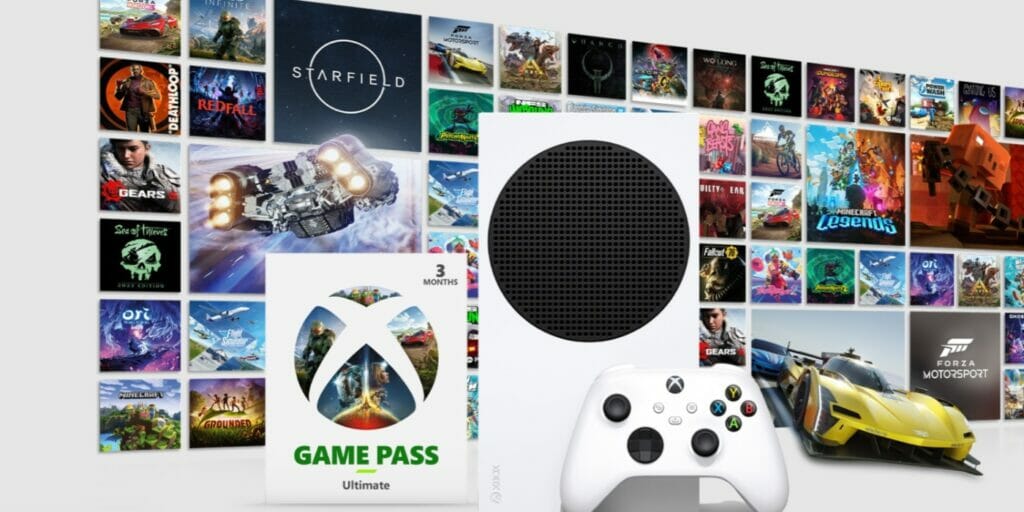 Game Pass Ultimate comes with the Xbox Series S Starter Bundle