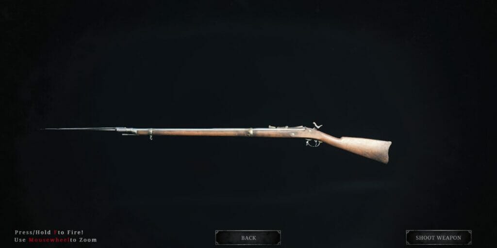 Springfield bayonet hunt showdown ranked weapons