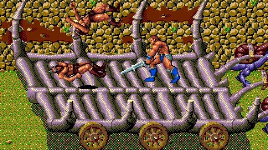 A shot from Golden Axe III