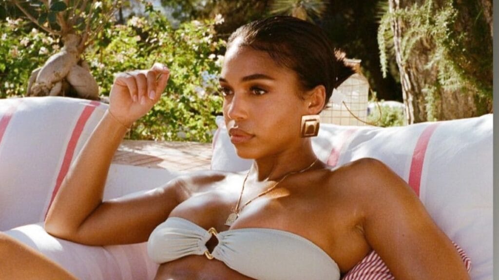 Photo of Steve Harvey's daughter in swimwear