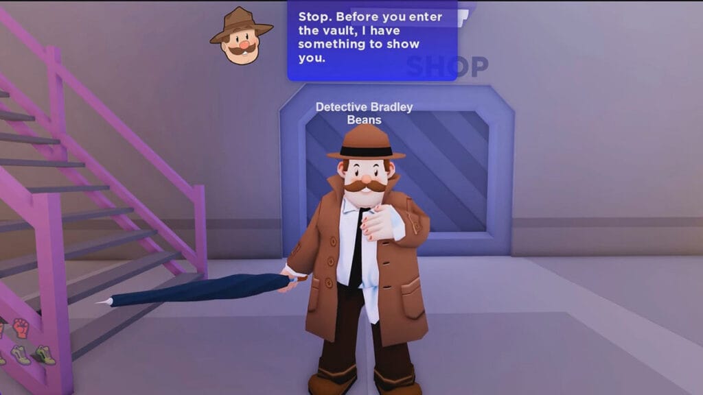 Meet Detective Bradley in the Secret Evil Villain Base