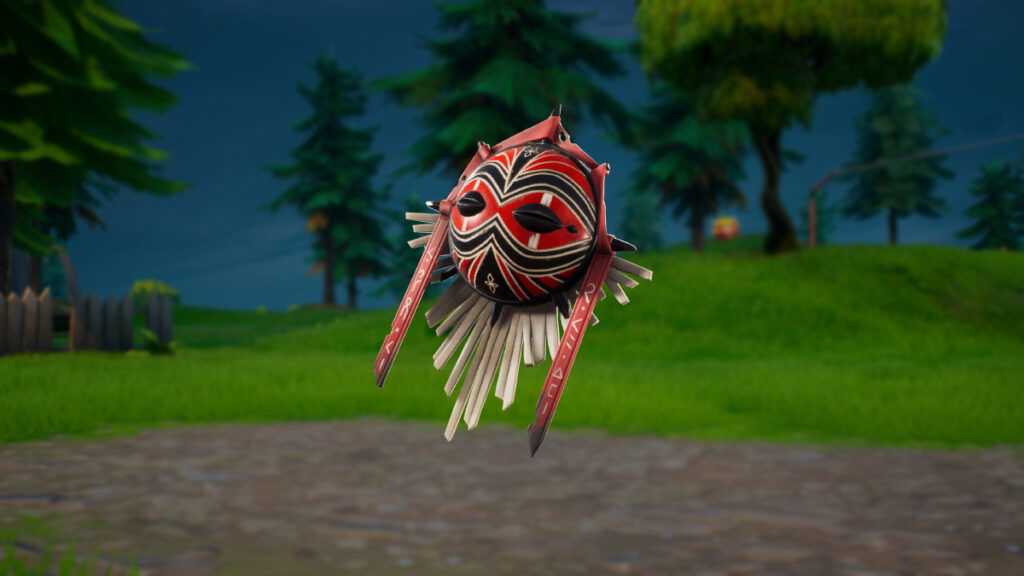 Battle Mask Back Bling