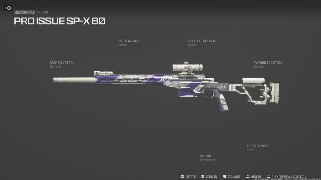 SP-X Best MW3 Sniper Rifle Loadout