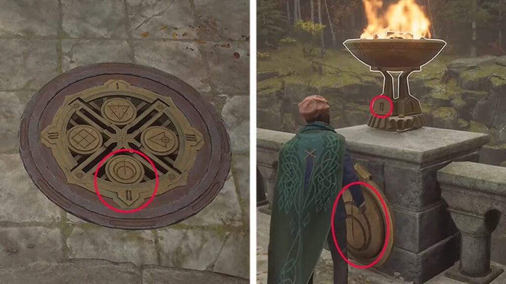 Symbols to solve the Bridge Fire Puzzle