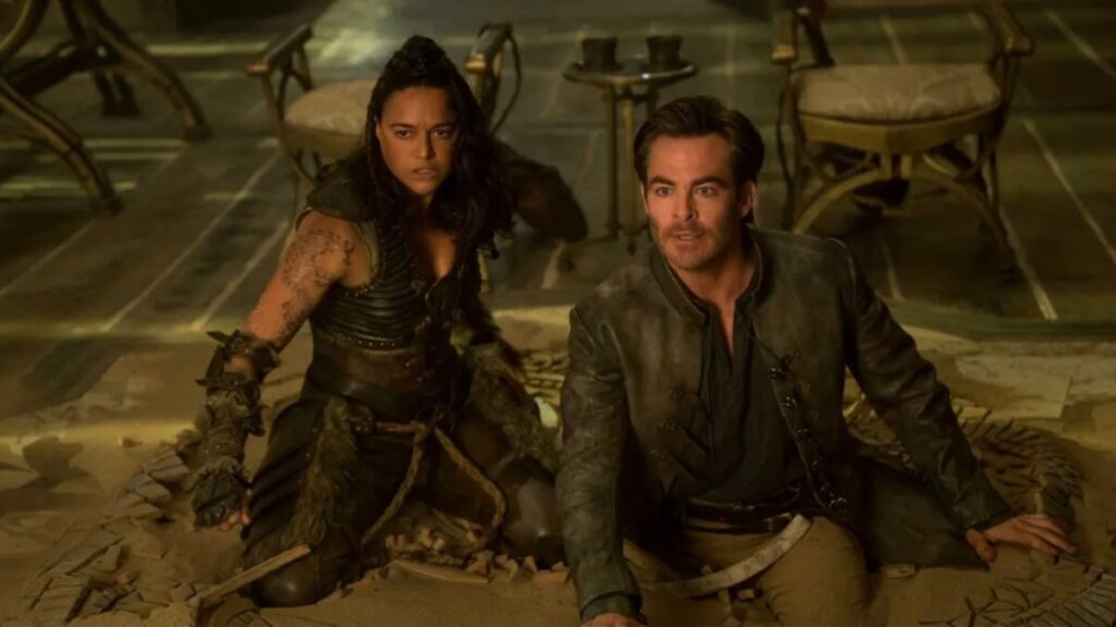 Michelle Rodriguez and Chris Pine, who could return for Dungeons & Dragons 2